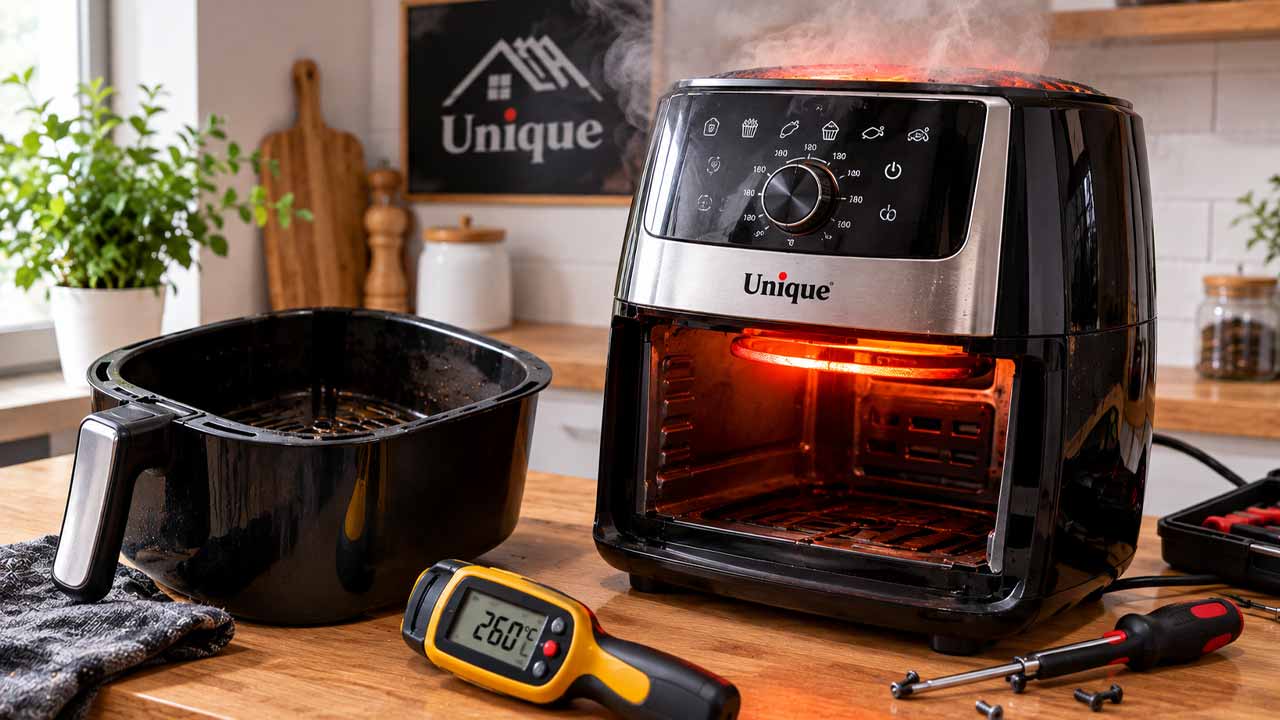 تعمیر سرخ کن بدون روغن یونیک